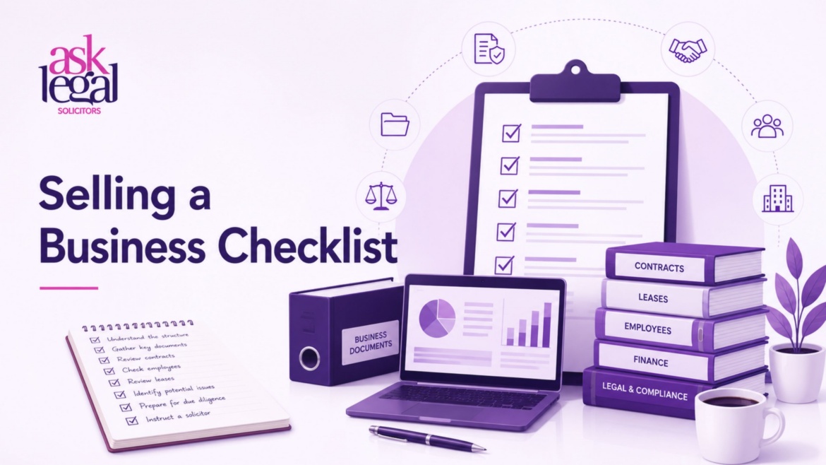 Checklist Guide for Selling a Business